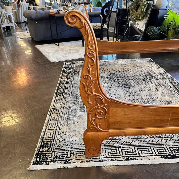 Orig Price $3000 - King Sleigh Bed
