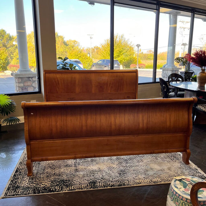 Orig Price $3000 - King Sleigh Bed