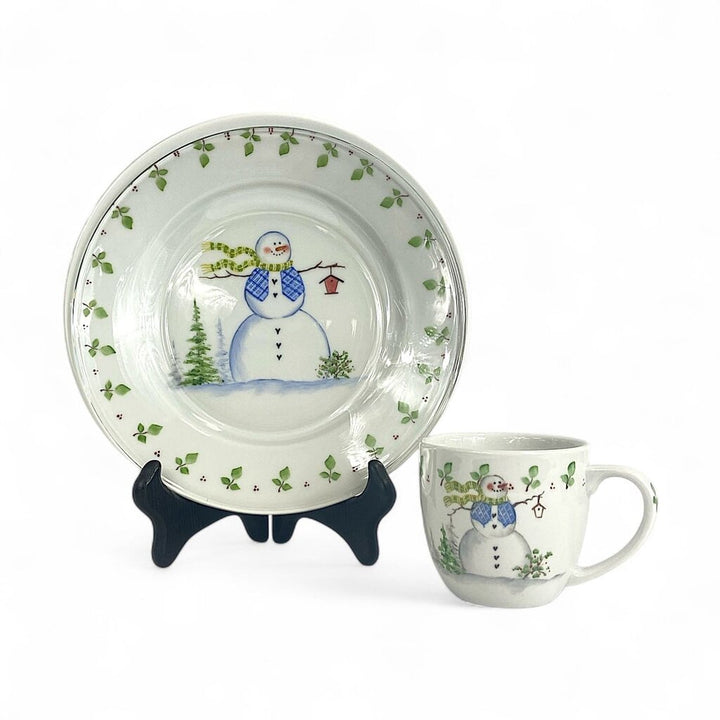 Set of 4 Snowman Place Settings