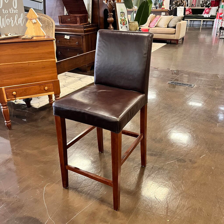 Orig Price $400 - Leather Bar Stool