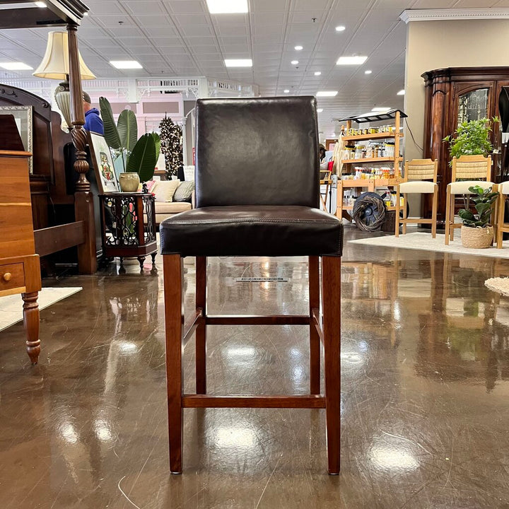 Orig Price $400 - Leather Bar Stool