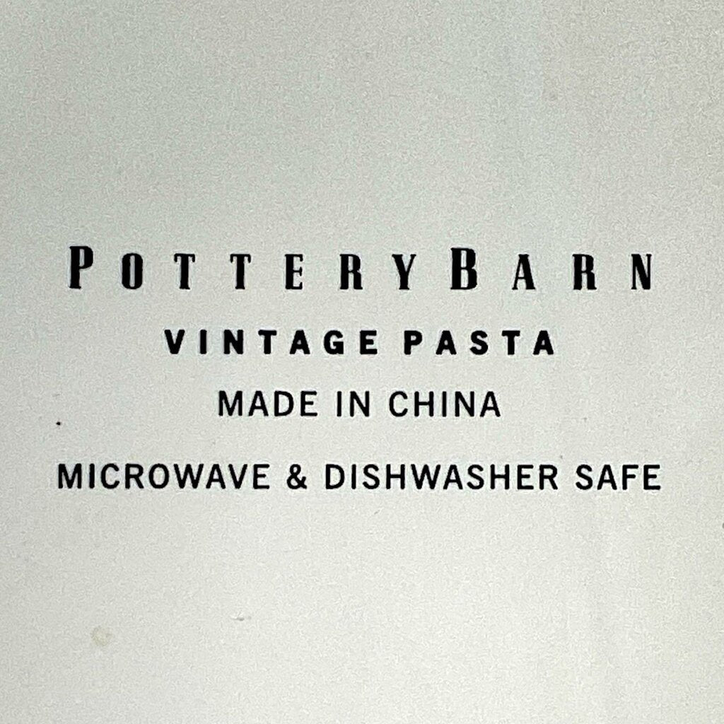 Vintage Pasta Serving Bowl