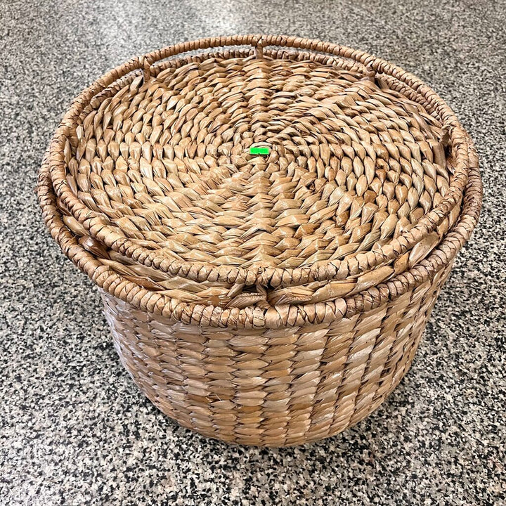 Orig Price $120 - Rattan Basket w/ Lid