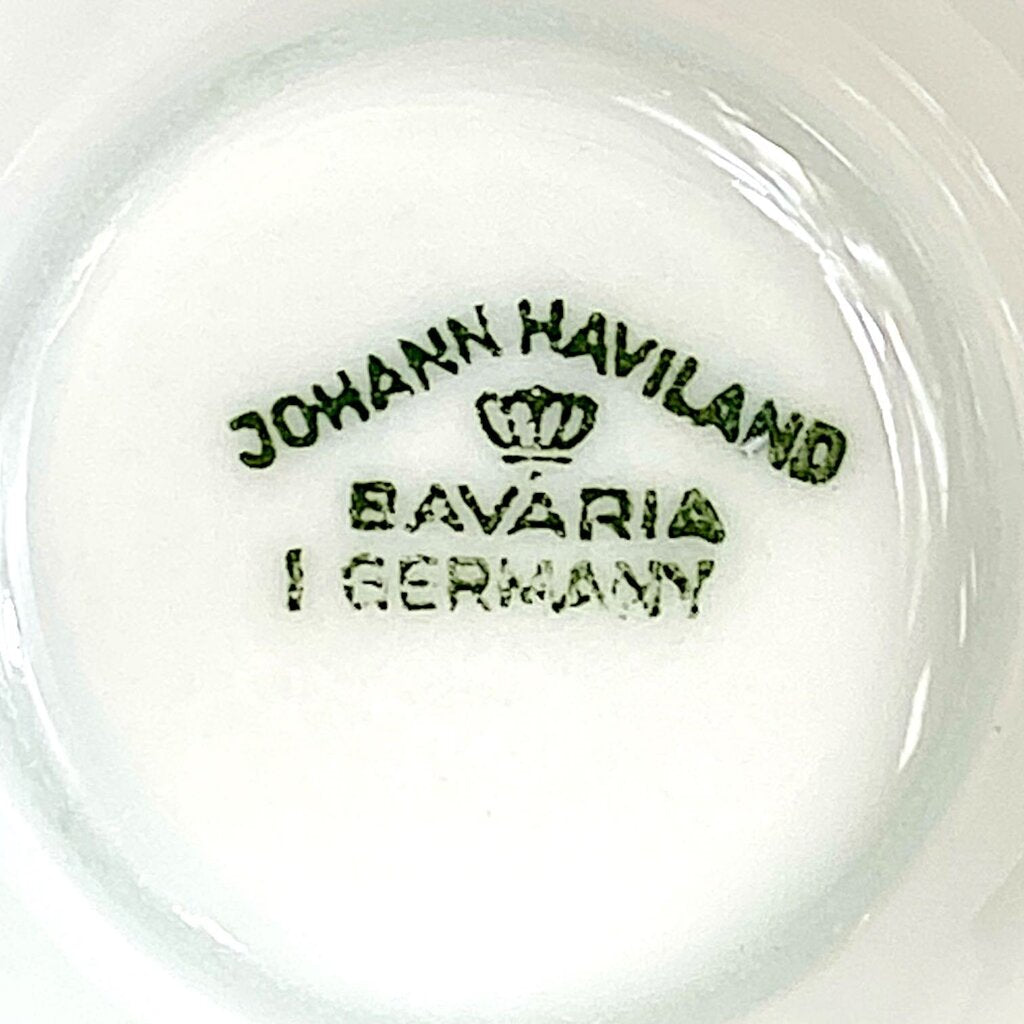 Service for 10 Blue Garland Pattern China with Extras