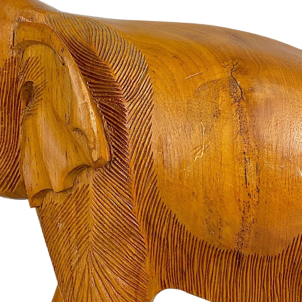 Carved Wood Elephant