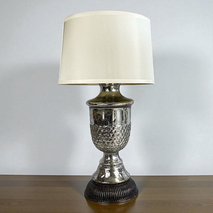 Mercury Glass Urn Table Lamp