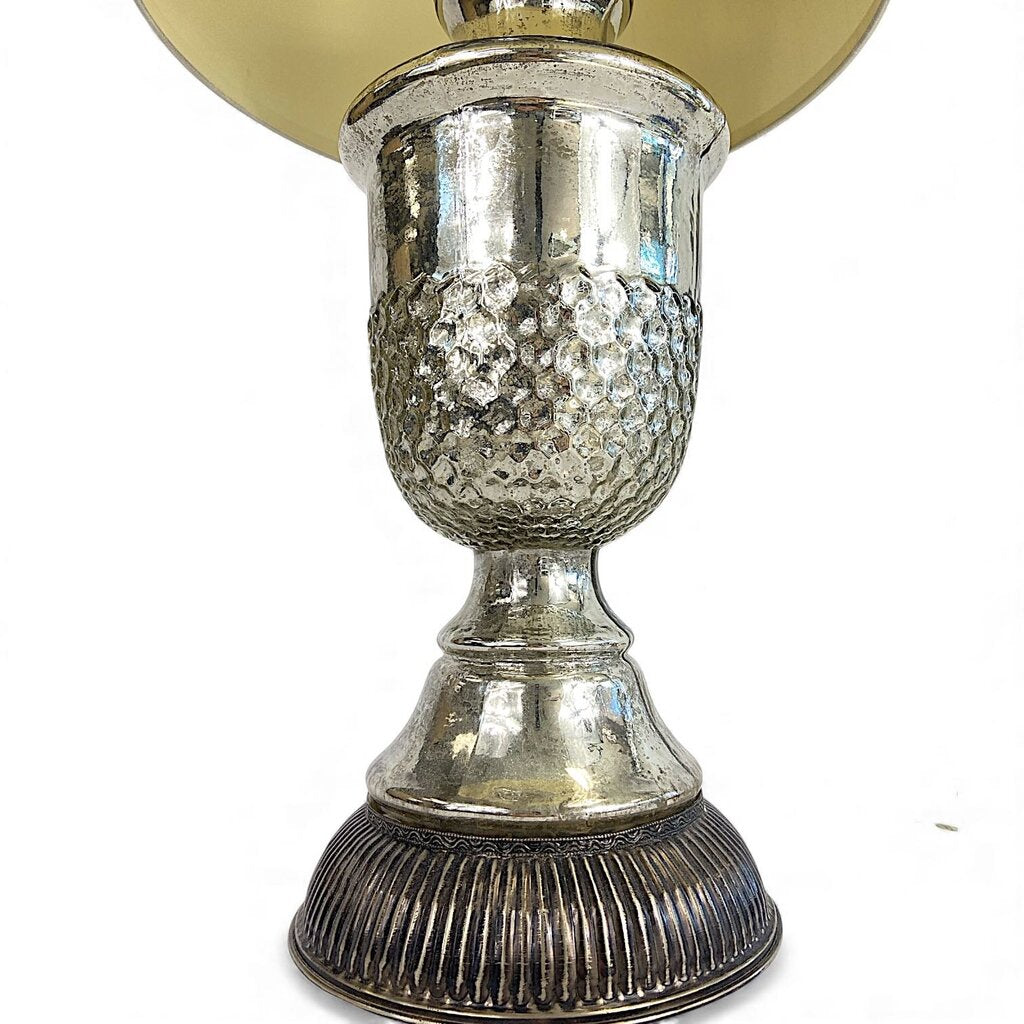 Mercury Glass Urn Table Lamp