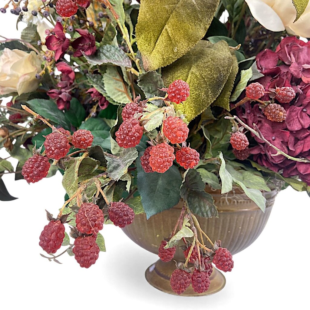 Fruit & Floral Arrangement in Pedestal Bowl