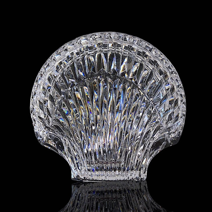 Scallop Shell Lidded Crystal Box