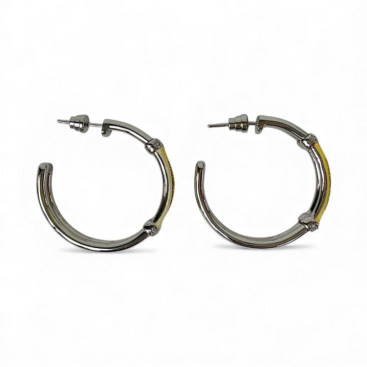Enamel Hoop Earrings - Box