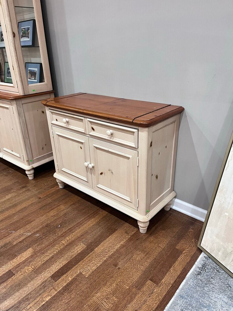 Knotty Pine Expandable Buffet