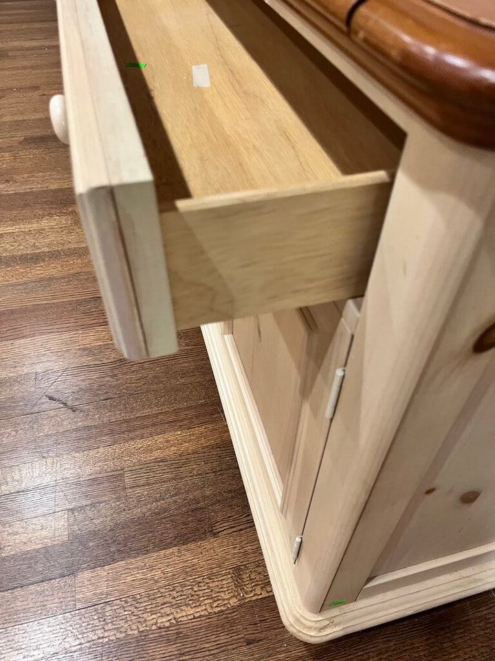 Knotty Pine Expandable Buffet