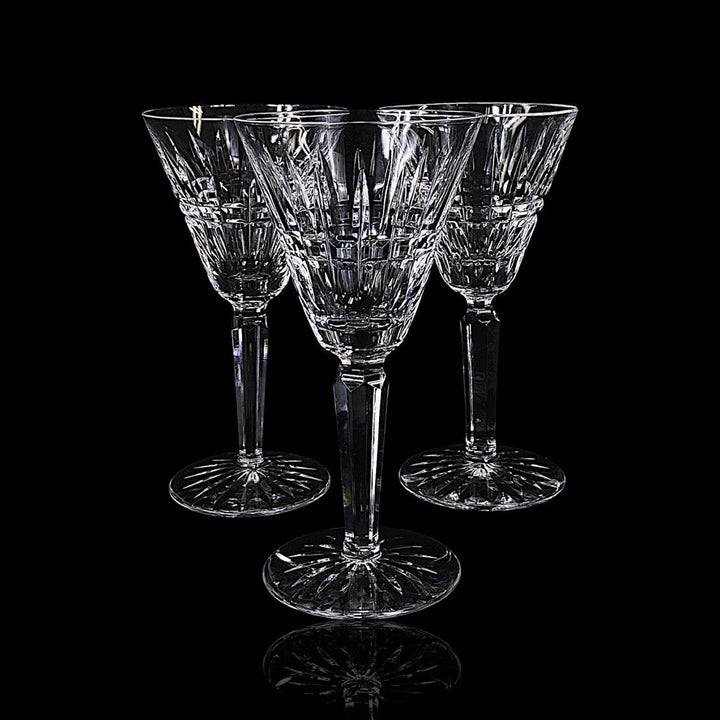 Set of 3 Crystal Wine Glasses - Glenmore