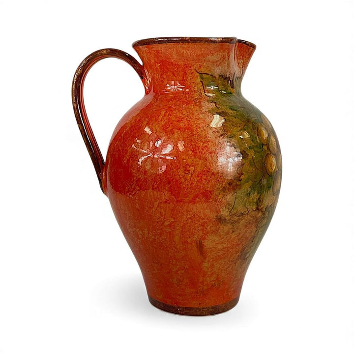 Glazed Italian Ceramic Pitcher