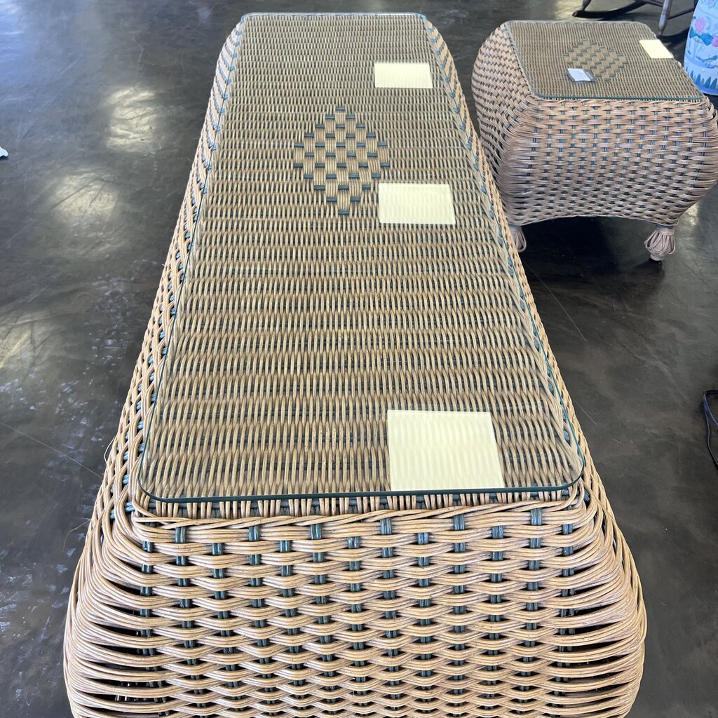 Rattan Sofa Table