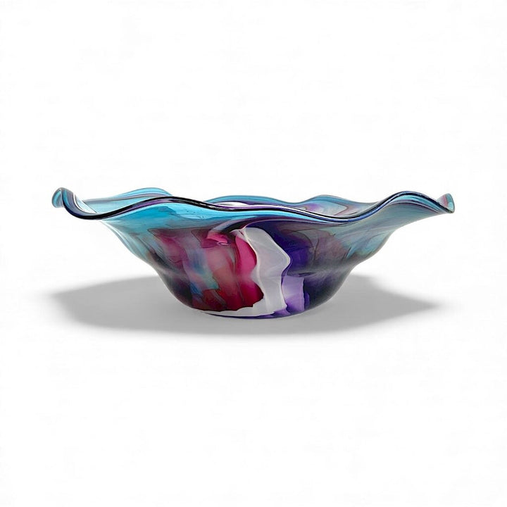 Blown Glass Centerpiece Bowl