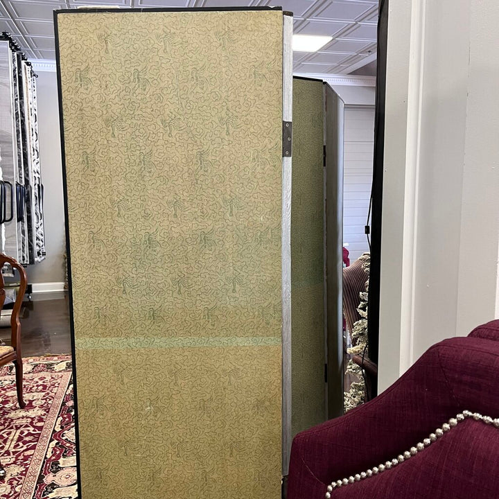 Vintage Trompe l'Oeil Four Panel Screen
