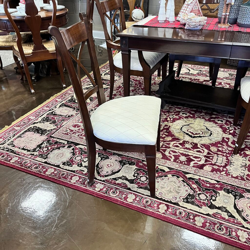 Orig Price $6000 - Dining Table w/ 6Chairs & 2 Leaves - Acosta's Home