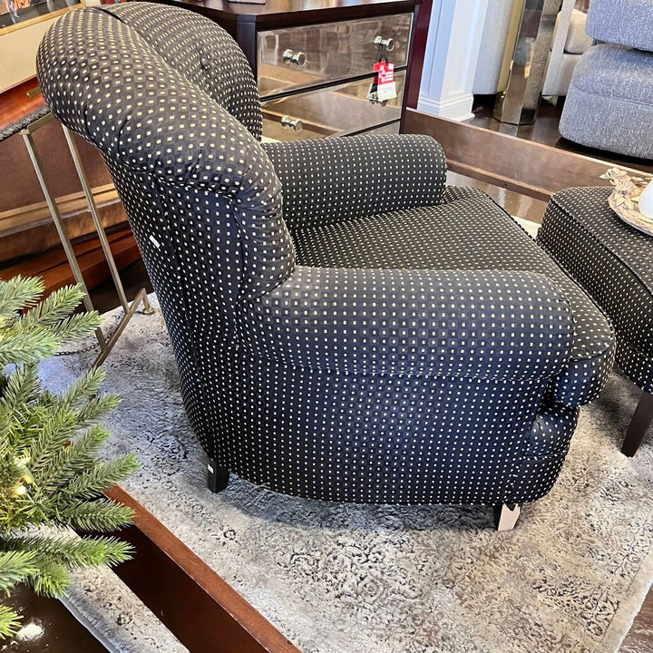 Orig Price $1000 - Club Chair w/ Ottoman