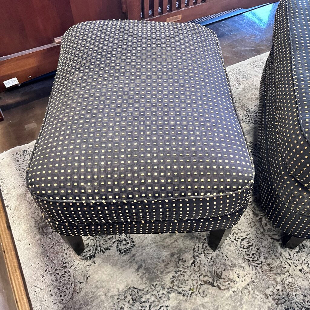 Orig Price $1000 - Club Chair w/ Ottoman