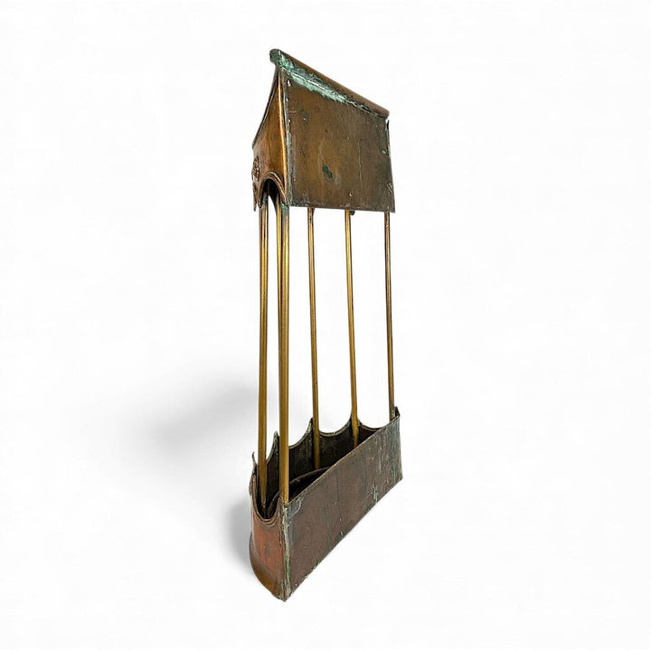 Demilune Copper Umbrella Stand