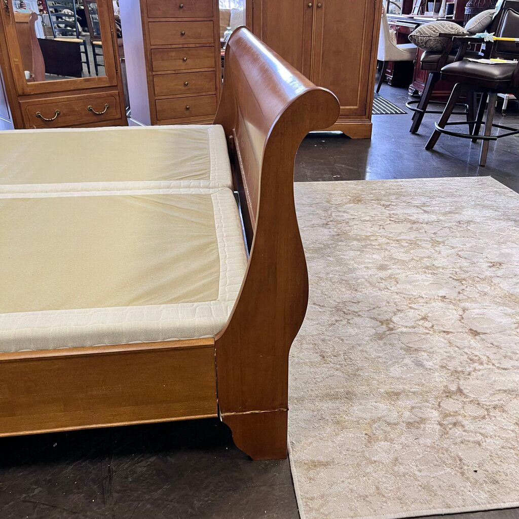Orig Price $1900 - King Sleigh Bed