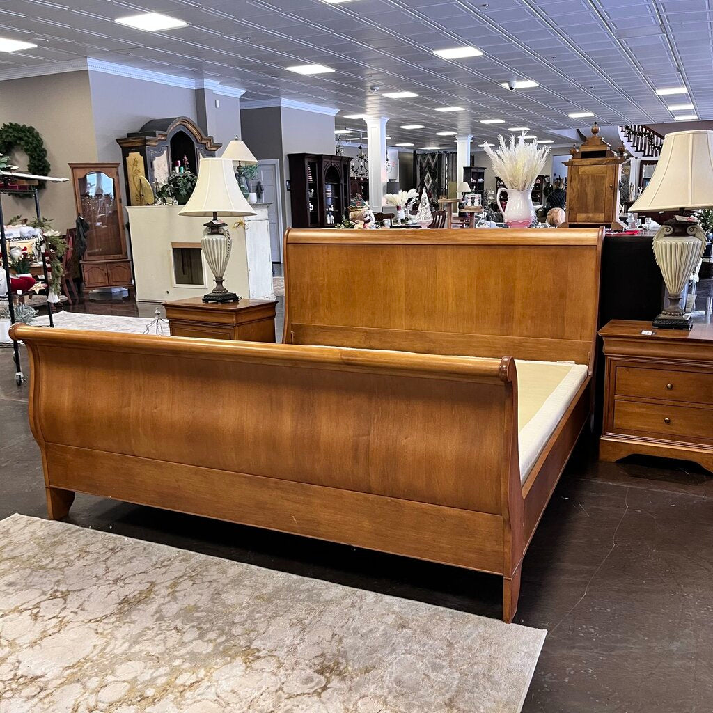 Orig Price $1900 - King Sleigh Bed