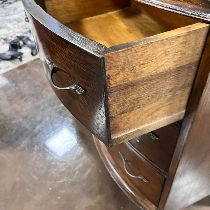 Vintage Secretary Desk w/ Curio - Acosta's Home