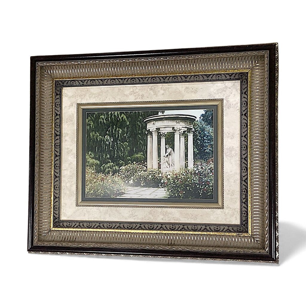 Gazebo Photograph in Ornate Frame - Acosta's Home