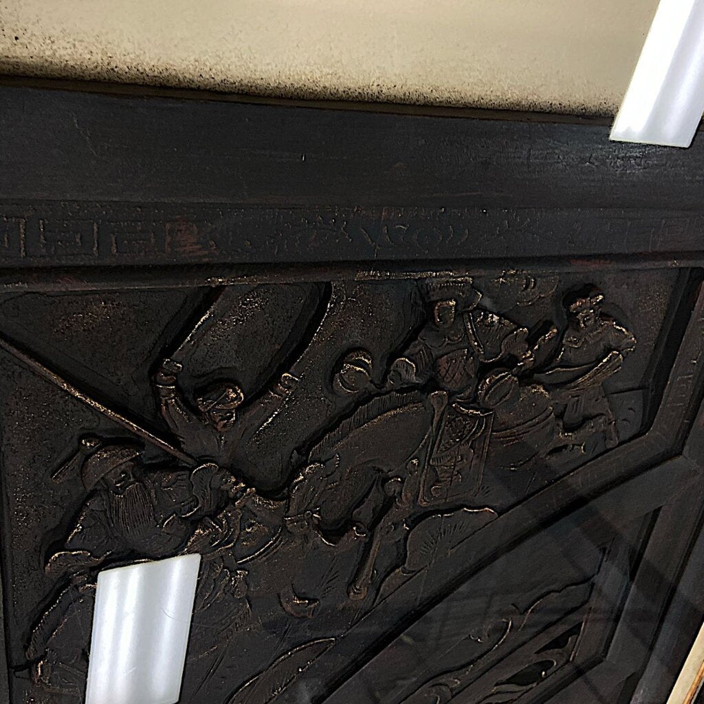 Framed Chinese Temple Archway - A