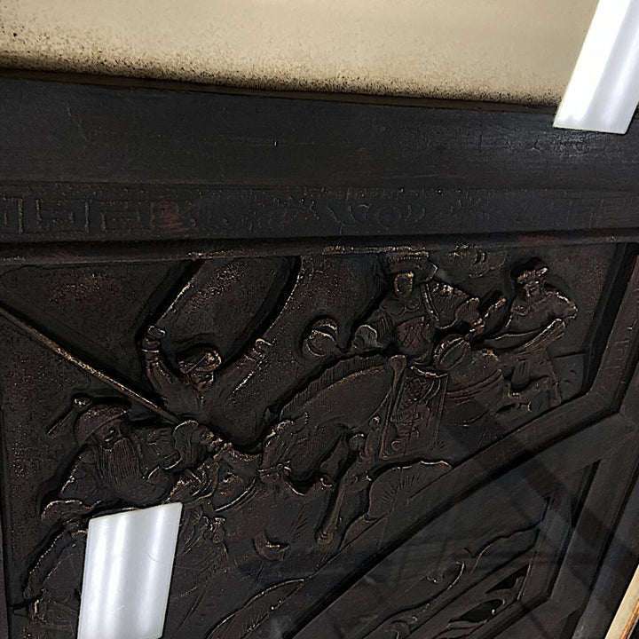 Framed Chinese Temple Archway - A