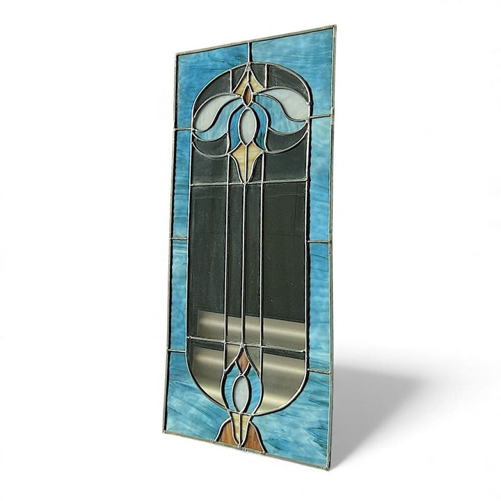 Mirror in Stained Glass Frame