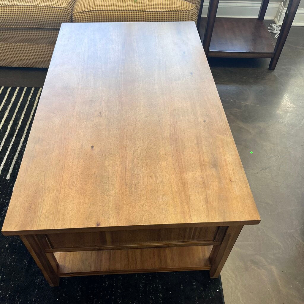 (Brand New) Cocktail Table w/ Lift Top & Casters