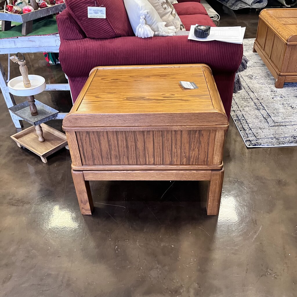 Orig Price $489 - End Table w/ Drawer