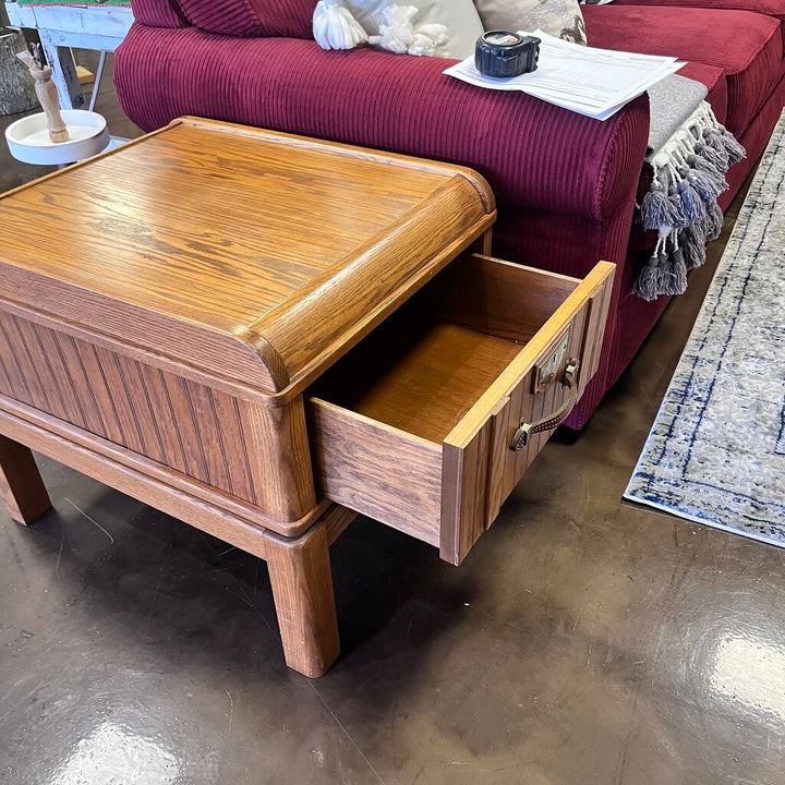 Orig Price $489 - End Table w/ Drawer
