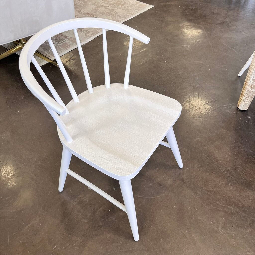 (Brand New) Washed Dining Table w/ 6 Chairs