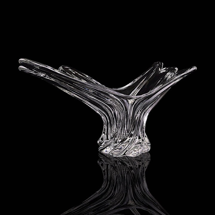 MCM Blown Glass Splash Centerpiece Bowl