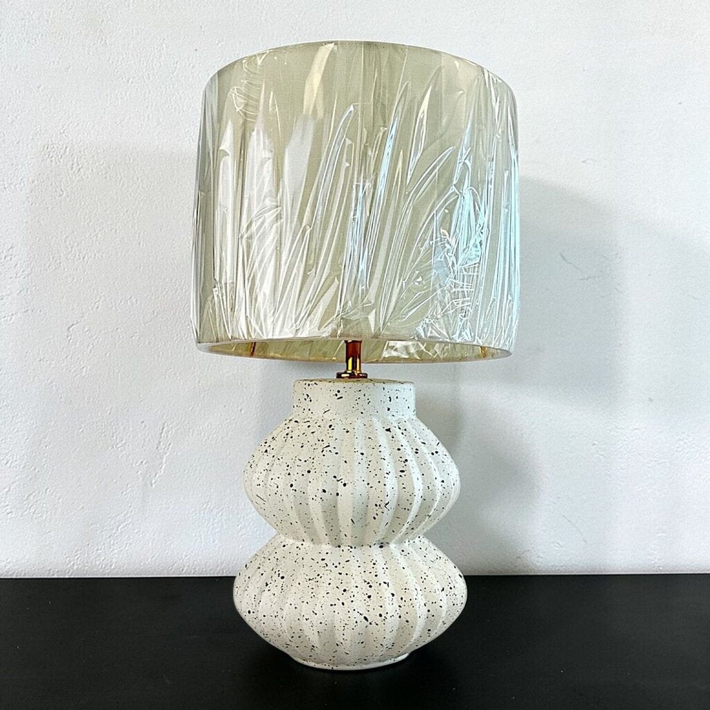 Scalloped Resin Lamp