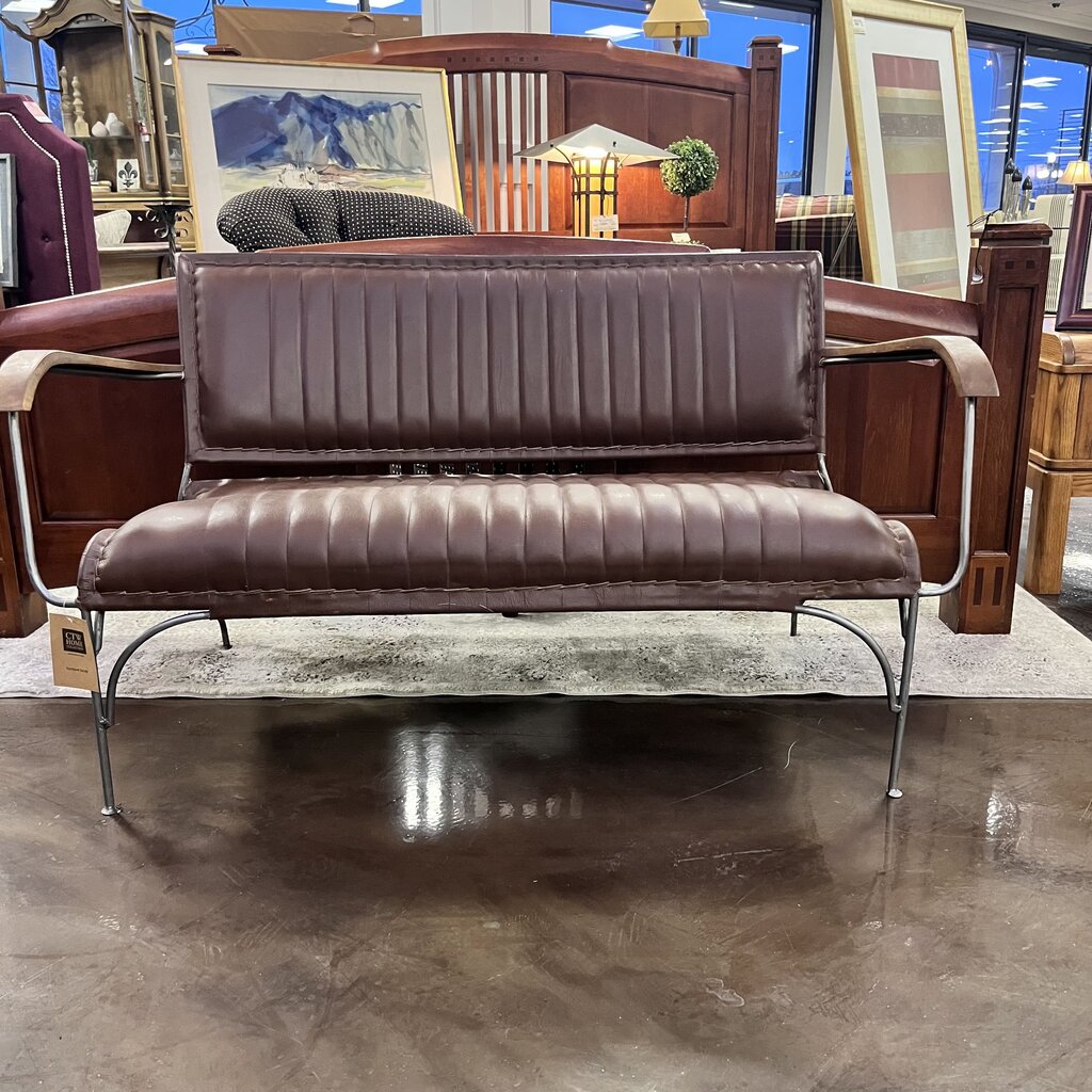 (Brand New) Saddle Leather Sofa Seat