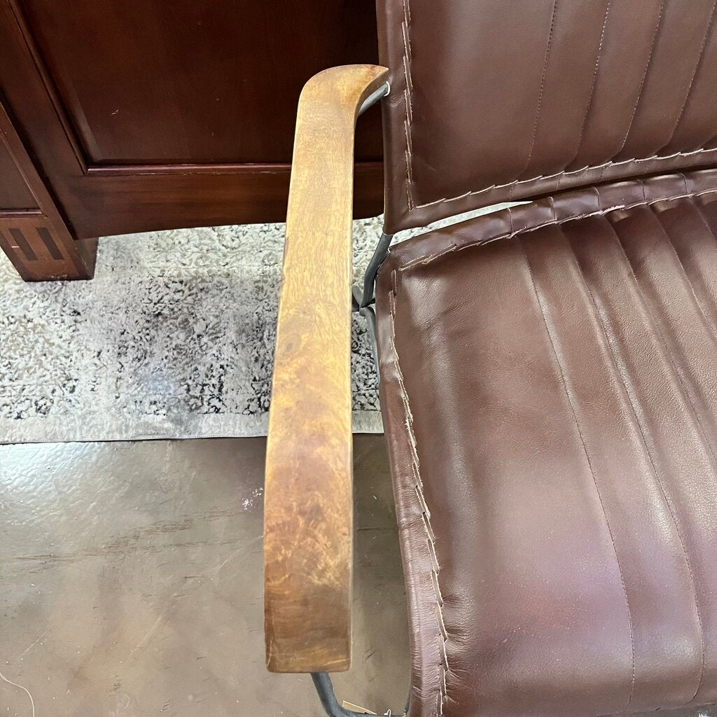 (Brand New) Saddle Leather Sofa Seat