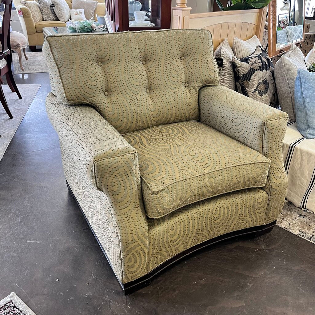 Orig Price $1000 - Arm Chair w/ Tufted Back