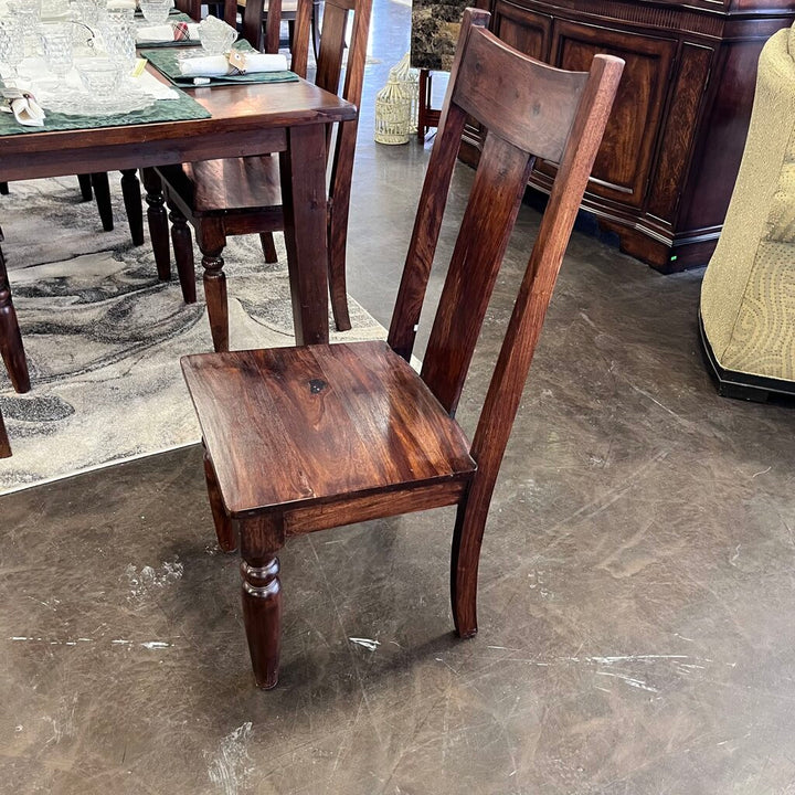 Orig Price $18,000 - Custom Dining Table w/ 8 Chairs - Acosta's Home