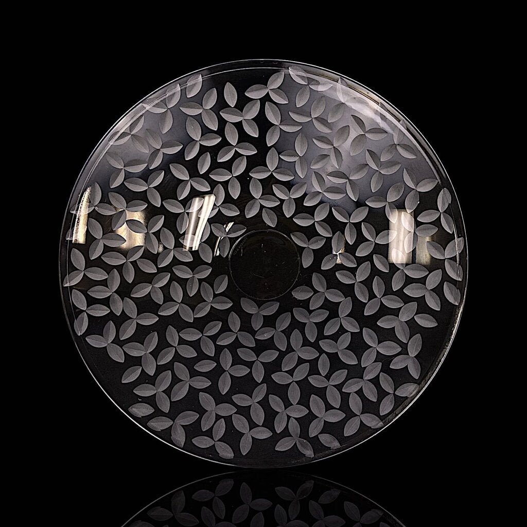 Cut Crystal Round Bowl - Clover - Acosta's Home