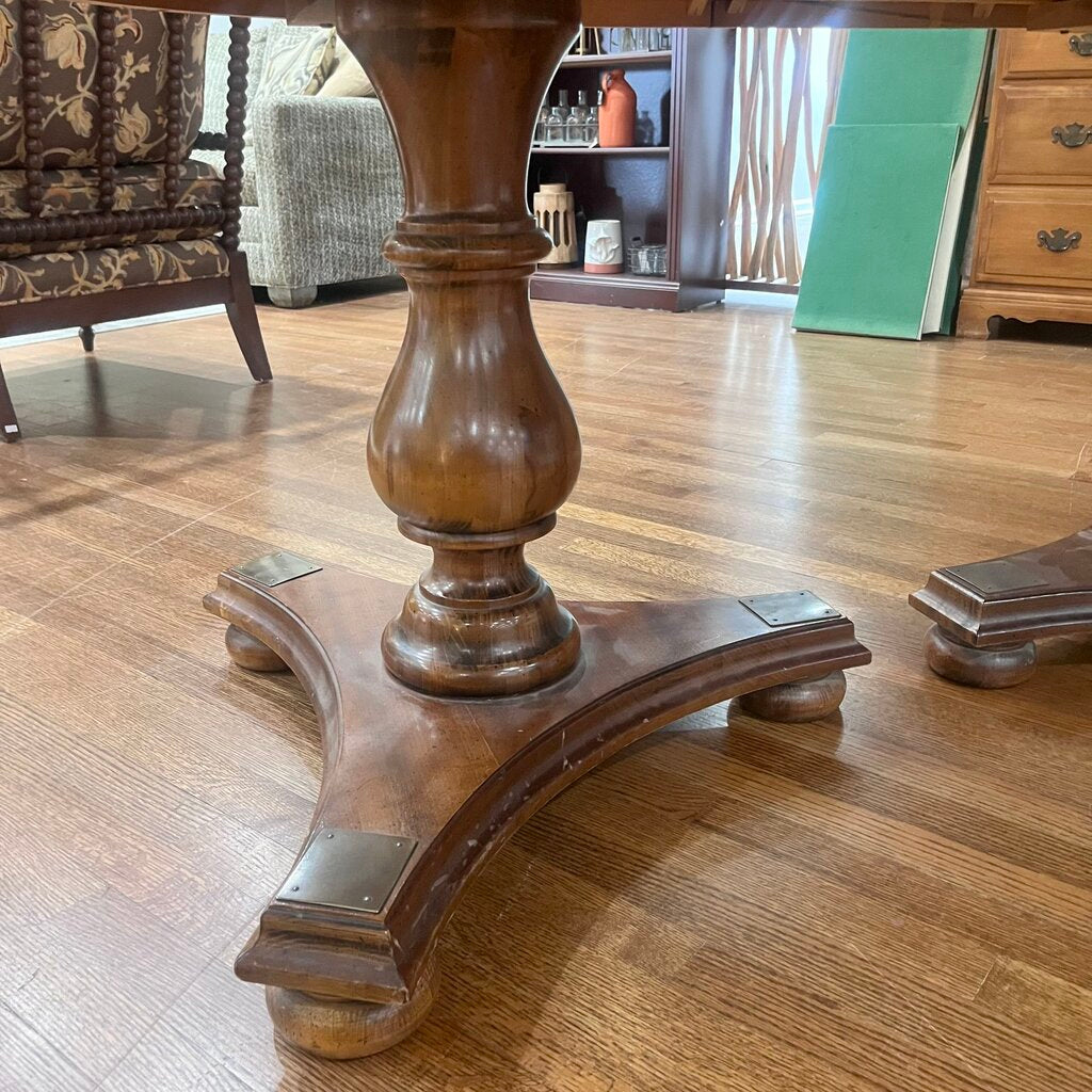 Orig Price $2057 - Oval Dining Table w/ Pads & Leaves - Acosta's Home