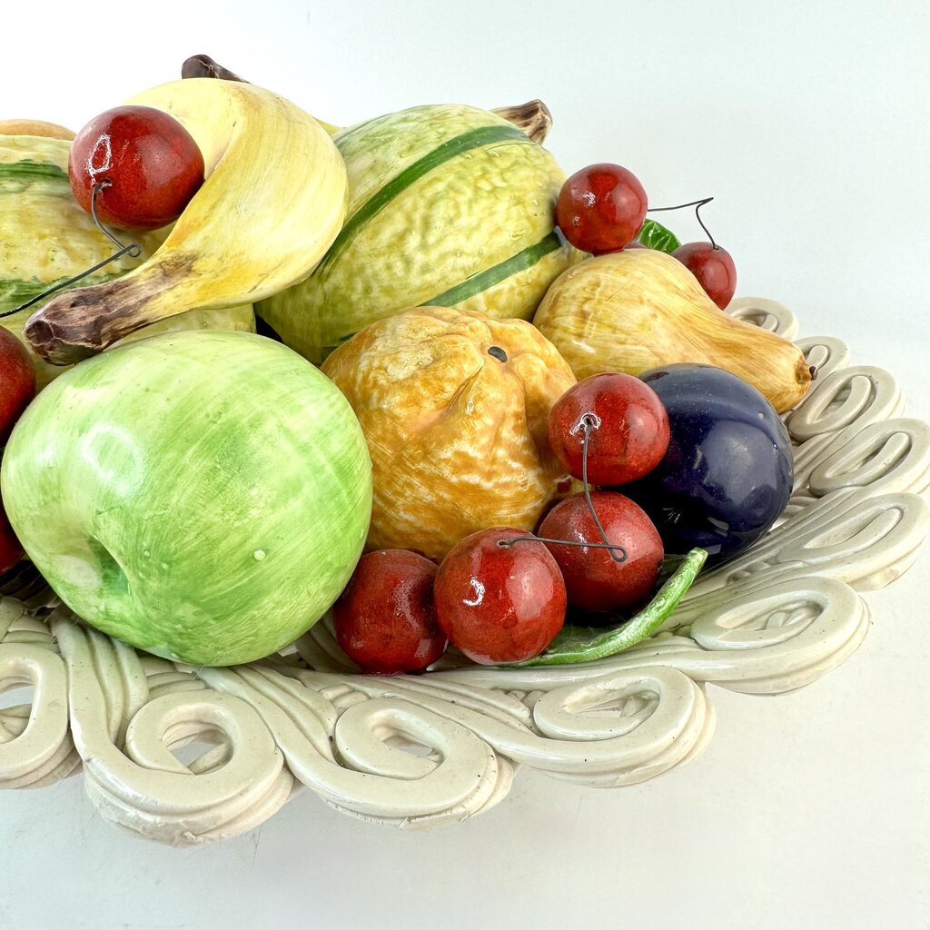 MCM Ceramic Large Fruit Centerpiece