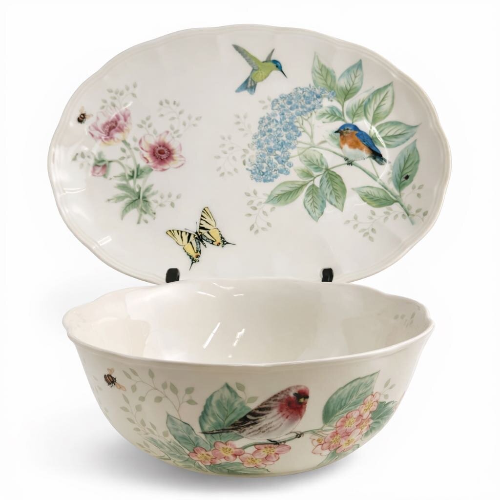 Butterfly Meadow -4pc - 7 place set + Extras - Acosta's Home