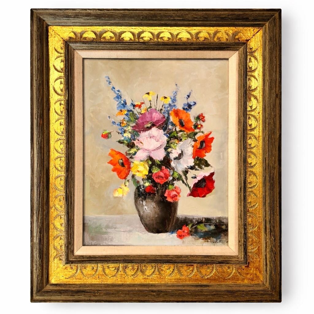 MCM Florals in Vase Oil Painting - Acosta's Home