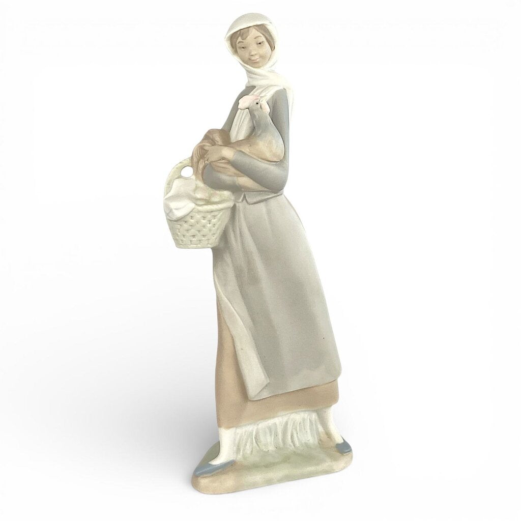 Girl w/ Cockerel #4591 - Acosta's Home