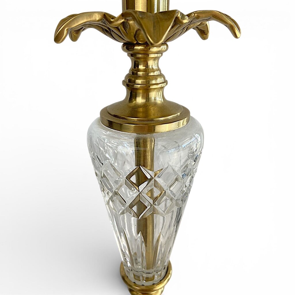 Brass & Crystal Pineapple Table Lamp - Acosta's Home