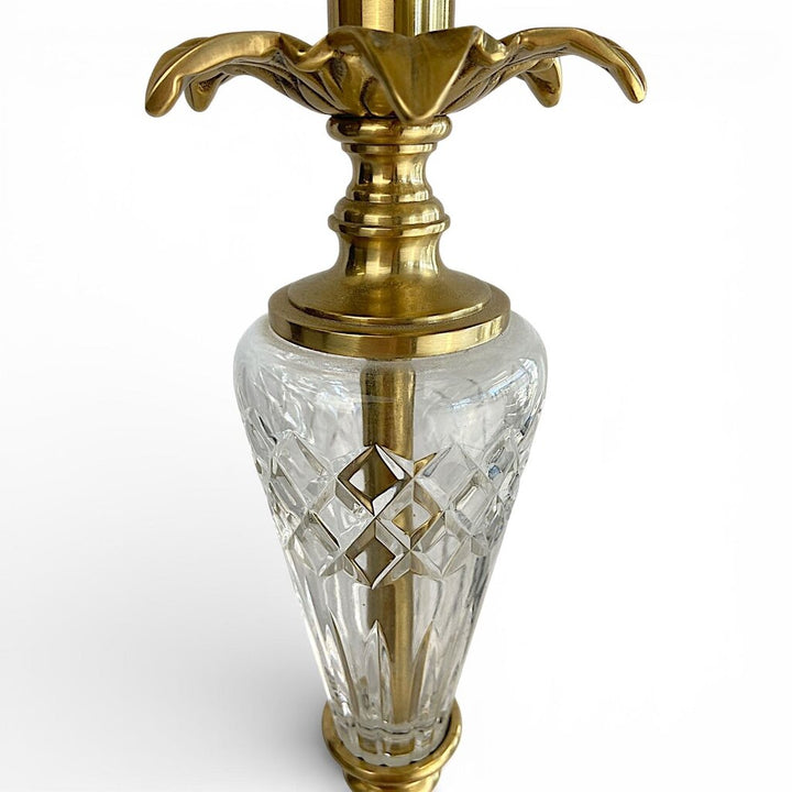 Brass & Crystal Pineapple Table Lamp - Acosta's Home